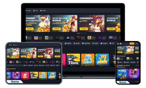 Mobiele lobby en navigatie